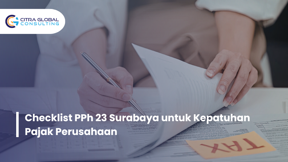 Checklist PPh 23 Surabaya